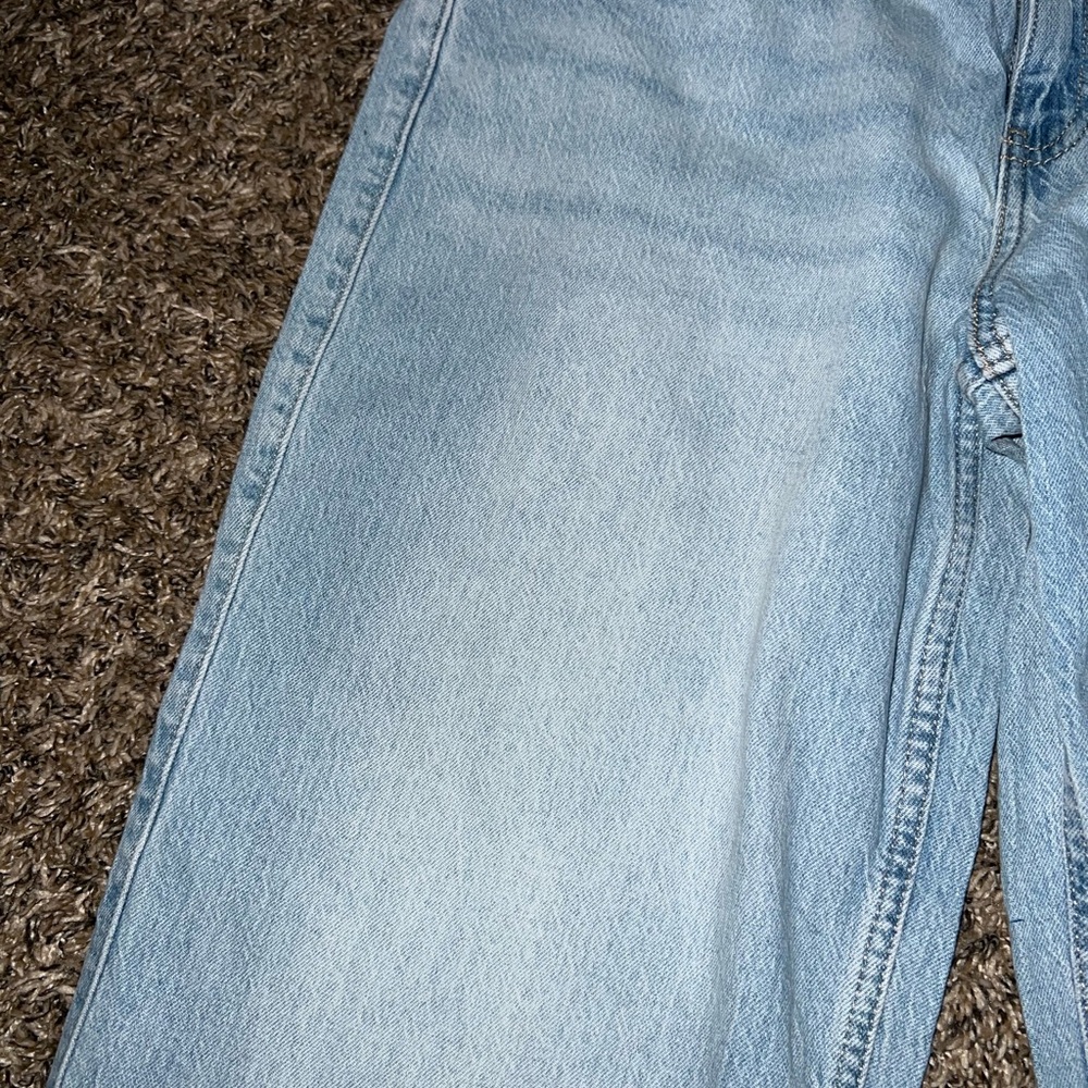 Weekday Light Blue Straight-Leg Women's Jeans - Picture 4 of 8
